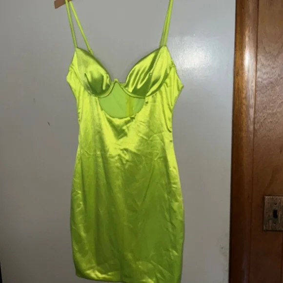Dresses | Neon Green Dress | Poshmark